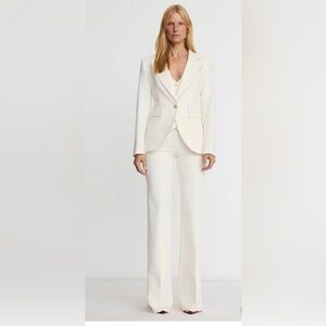 White House Black Market Ivory Jacket size 10